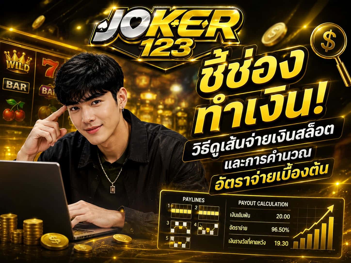 ชี้ช่องทำเงิน! วิธีดูเส้นจ่ายเงินสล็อต