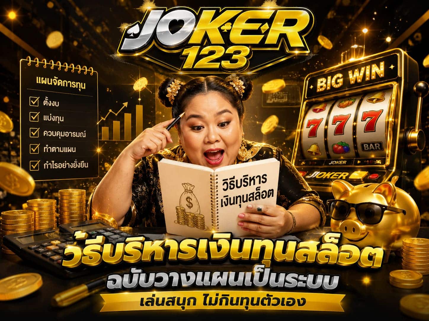 วิธีบริหารเงินทุนสล็อต เล่นสนุก ไม่กินทุนตัวเอง