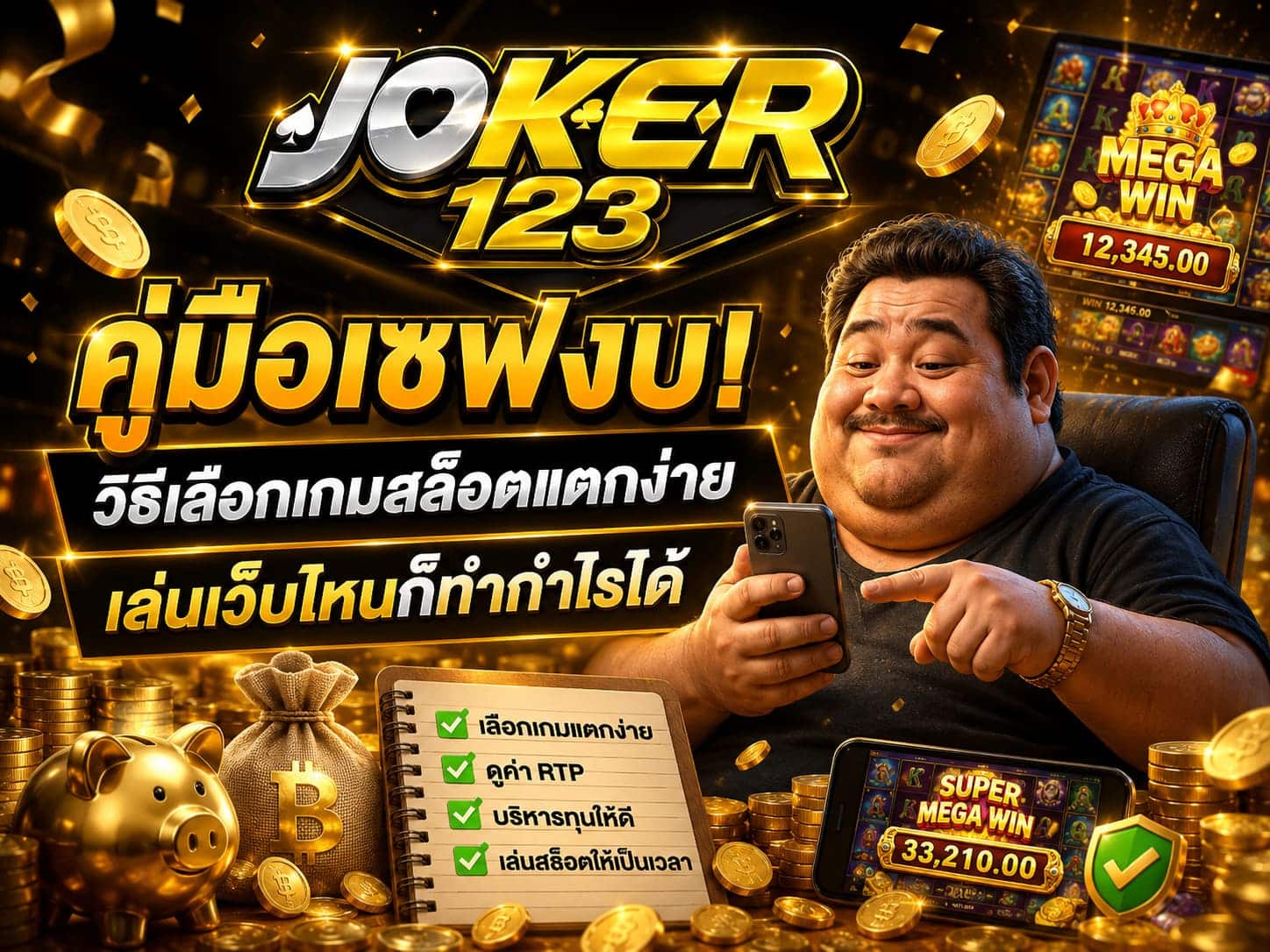 คู่มือเซฟงบ! วิธีเลือกเกมสล็อตแตกง่าย